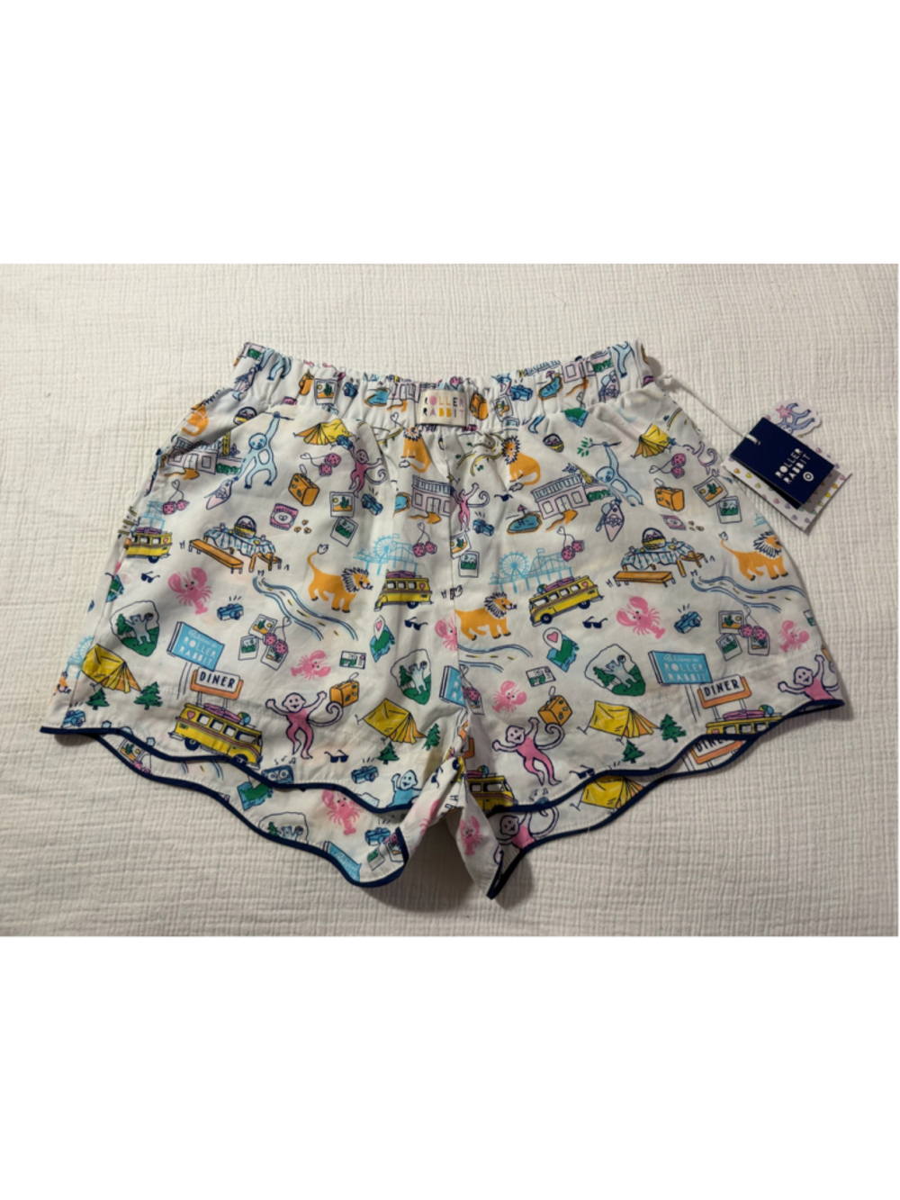 NWT Roller Rabbit x Target Roadtrip Poplin Boxer Shorts XS Multicolor